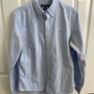 Tommy Hilfiger 
Blue button down
Size medium